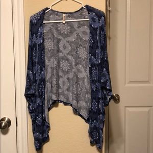 Open cardigan